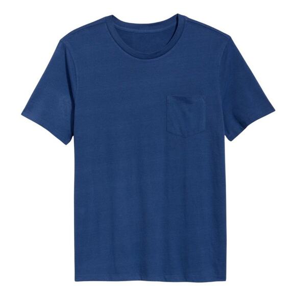 NWT Tall Old Navy Soft Washed Chest Pocket Crew Neck in South Wind L - Picture 1 of 6